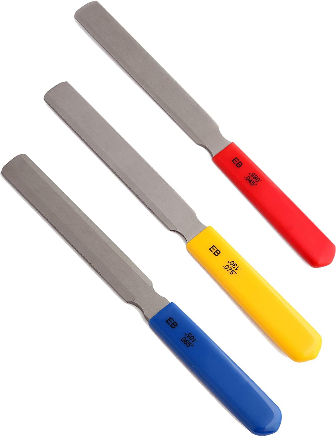 Baiyuxing Electric Guitar Files 3Pcs,Acoustic Guitar File 3Pcs,Bass Guitar Flies 3Pcs,Tapered Nut Files Double Edge Nut Slotting